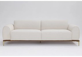 Sofá 3 Lugares Tóquio D07 230cm Linho Areia Acetinado - D'Rossi