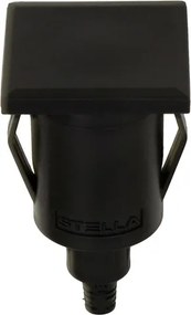 Embutido De Solo Led Preto 1,5w Ip67 80° 3000k Way Side