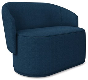 Sofá 2 Lugares Namoradeira Orgânica para Sala Malu Bouclê M11 - D'Rossi - Azul