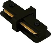 Conector I Para Trilho De Sobrepor Aluminio Preto