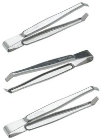 Kit Pinças Flex Cinza 3 Peças