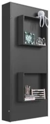 Cama Solteiro Infantil Articulação Vertical Hapi Grafite A05 - Mpozena