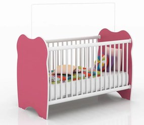 Berço Infantil Mini Cama 2 Regulagens Rosa
