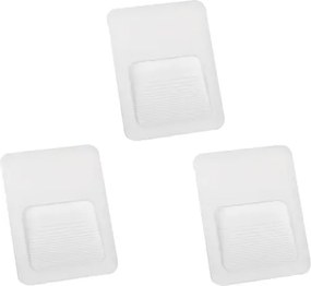 Kit 3 Balizadores Led Sobrepor 2w 3000k Luz Amarela Ip65