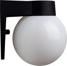 Arandela Aluminio Preto Ip54 Mond