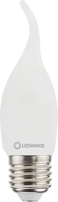 Lampada Led Vela Filamento Vidro Leitoso E27 2,5W 6500K