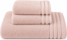 Jogo 1 Toalha de Banho + 2 Toalhas de Rosto Trussardi 100% Algodão Imperiale - Soft Rose  Soft Rose