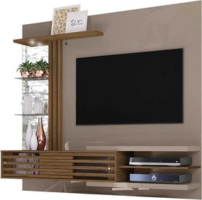 Bancada Suspensa Minum MDP Pintura UV até 55 Fendi/Naturale G97 - Gran Belo