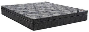 Colchao Iso Superpocket Viuva 128 cm (LARG) Preto e Azul - 52014 Sun House