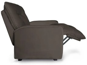 Poltrona do Papai Reclinável Orion Suede Marrom - Sheep Estofados - Marrom