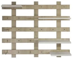 Estante Aérea Painel Organizador Ripado Premier Pinus Woodyou