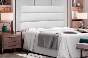 Painel La Italiana Para Cama Box King 195 cm Corino S04 - D'Rossi - Branco