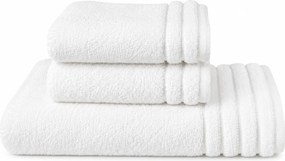 Jogo 1 Toalha de Banho + 2 Toalhas de Rosto Trussardi 100% Algodão Imperiale - Branco Branco
