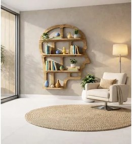 Estante Human Madeirado Woodyou 147x25x180 cm