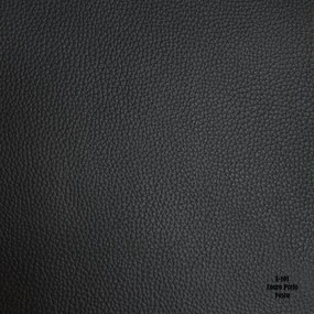 Sofá 3 Lugares 200cm Turim Couro Preto Fosco G58 - Gran Belo