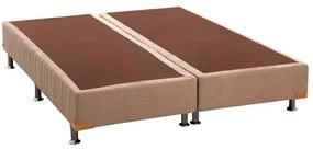 Base de Cama Box Camurca Bege King 186 cm (LARG) Alto - 42890 Sun House