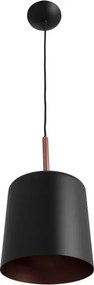 Pendente Alumínio 35xø20cm Bilboquê - PRETO