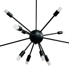 Pendente Sideral Ø73X62Cm Led 30W - Usina 19720/6 (FN-F - Fendi Fosco, 3000k, 110v)