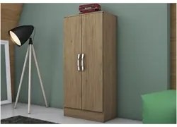 Guarda Roupa Multiuso B14 02 Portas com Pés Rústico - Briz
