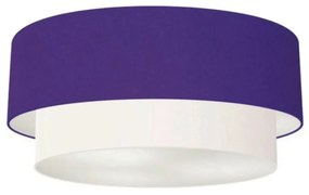 Plafon Para Banheiro Cilíndrico SB-3024 Cúpula Cor Roxo Branco
