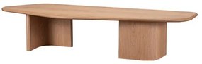 Mesa Centro Hallis Grande Tampo e Base Carvalho - 77963 Sun House