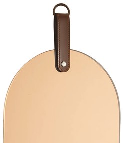 Espelho Elipse em Vidro Cobre 25x25 cm - D'Rossi