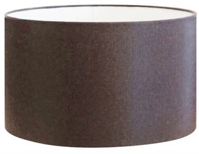 Cúpula Abajur Cilíndrica Cp-7027 Ø55x30cm Café
