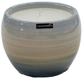 Vaso Vela Casca de Ovo decorativo em Cerâmica Carolina Haveroth – Borboleta Alto Brilho Kleiner