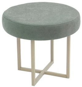 Pufe Nhac Bola Sarja Sálvia Aço Taupe 45cm - 73897 Sun House