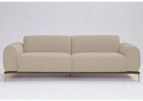 Sofá 3 Lugares Tóquio D07 230cm Linho Marfim - D'Rossi