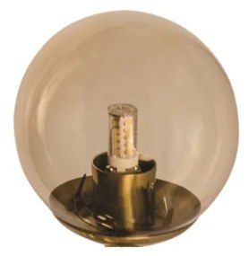 Globo De Vidro Ø12Cm Ambar / Reposição | Usina 48/12 Ab (AMBAR)