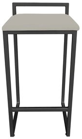 BANQUETA PIETRA SUEDE MARROM RATO BASE P