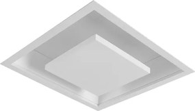 Plafon Led Embutir Quadrado Branco 8,4w 3000k New Picture