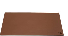 Desk/Mouse Pad Retangular Sottile Casa em Couro PU Havana - M  M