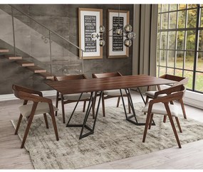 Conjunto de Jantar Paris com Cadeiras Yzzy Seiva