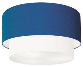 Plafon de Sobrepor Cilíndrico SP-3045 Cúpula Cor Azul Marinho Branco