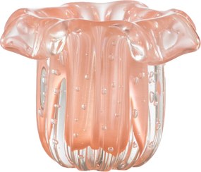 Vaso Murano Salvador PP - Quartzo Rose  Quartzo Rose