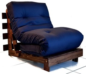 Colchonete Futon Dobravel Enrolavel 130X60X13Cm Orthovida (Preto)