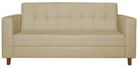 Sofá 2 Lugares Denver Suede Bege - ADJ Decor