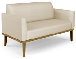 Sofá Namoradeira e 2 Poltronas Base Madeira Castanho Maressa Veludo Lu