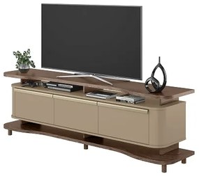 Rack Guarapari Carvalho/Fendi - Bechara Móveis