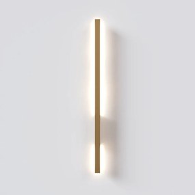 Arandela Vertical Small Slim 02X05X58Cm Led 13W 3000K - Qimporta Ar252... (PRETO)