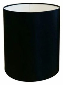 Cúpula Abajur Cilíndrica Cp-7001 Ø13x15cm - Preto