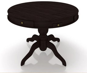 Mesa de Jogos Carteado 4 Lugares Bellagio com Gavetas e Tampo Reversível Base Estrela com Tecido Tabaco/Verde G42 - Gran Belo