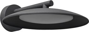 Arandela Led Alumínio Preto 24w 3000k Ip54 Oklahoma