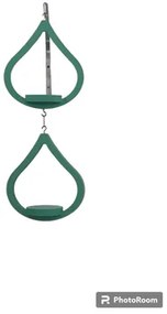 Suporte de Plantas Pingo D'agua Duplo Pequeno Turmalina Woodyou