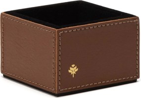 Porta Clips Quadrado Sottile Casa em Couro PU - Havana  Havana