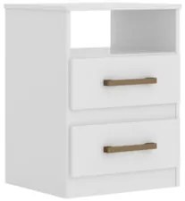 Mesa de Cabeceira Ares Flex Z17 Branco/Rosa/Azul/Lilás - Mpozenato