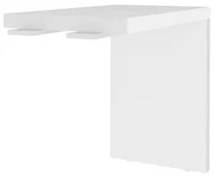 Mesa de Apoio Lateral 89cm Tamburato Corp A06 Branco - Mpozenato