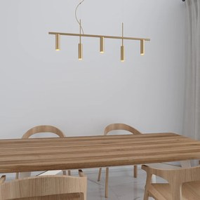 Pendente Retângular 101X3,8X44,5Cm Tubo Desalinhado Alumínio 5Xmr11 -... (CHAMPANHE)